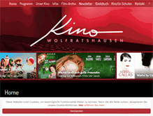 Tablet Screenshot of kino-wolfratshausen.de